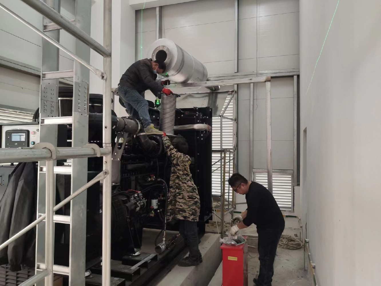 柴油发电机组安装