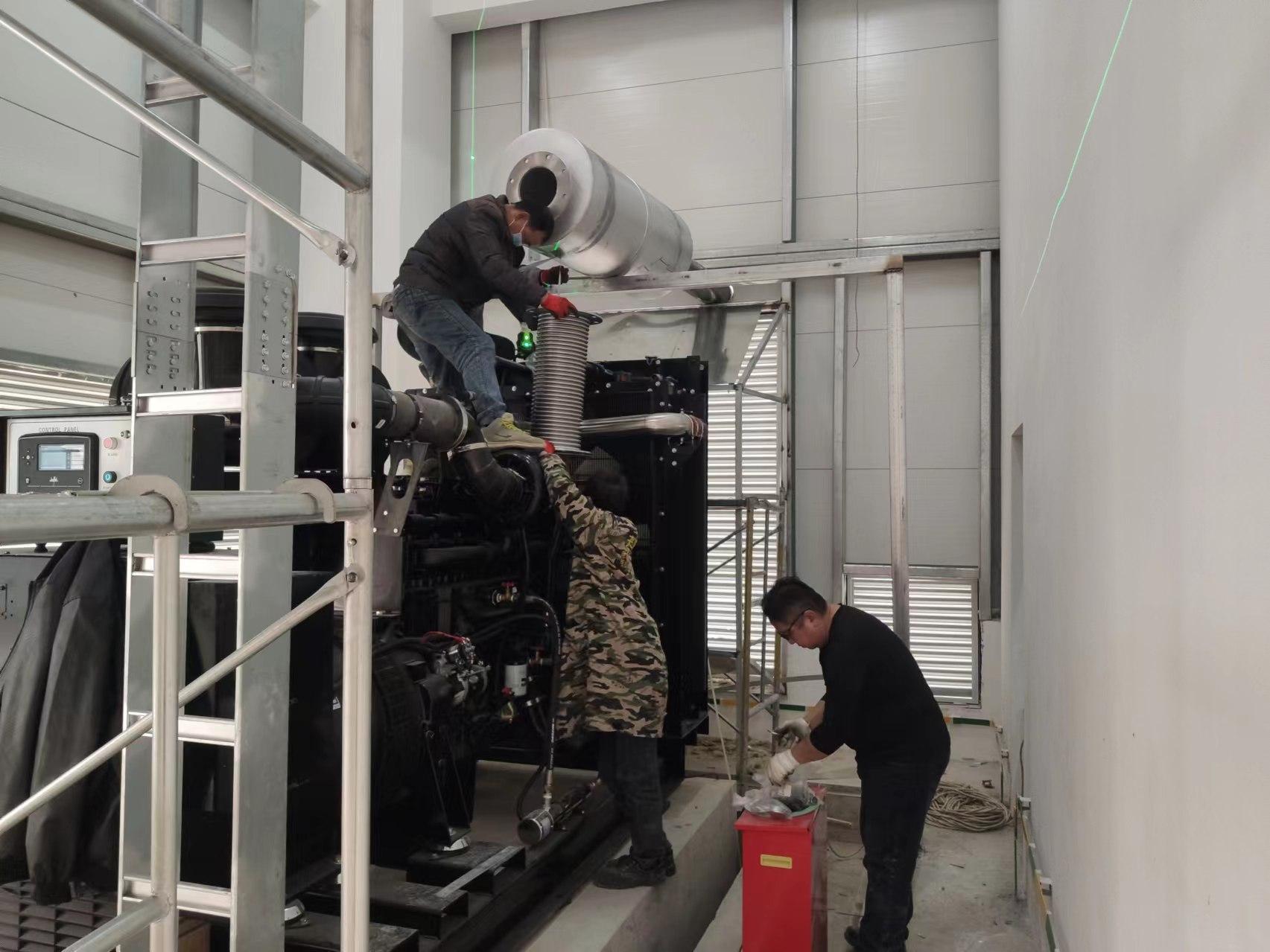 柴油发电机安装降噪